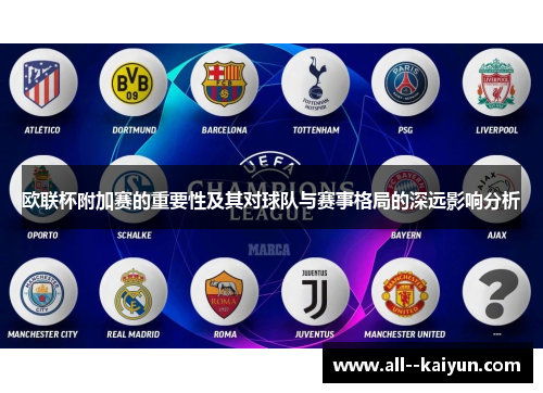 欧联杯附加赛的重要性及其对球队与赛事格局的深远影响分析